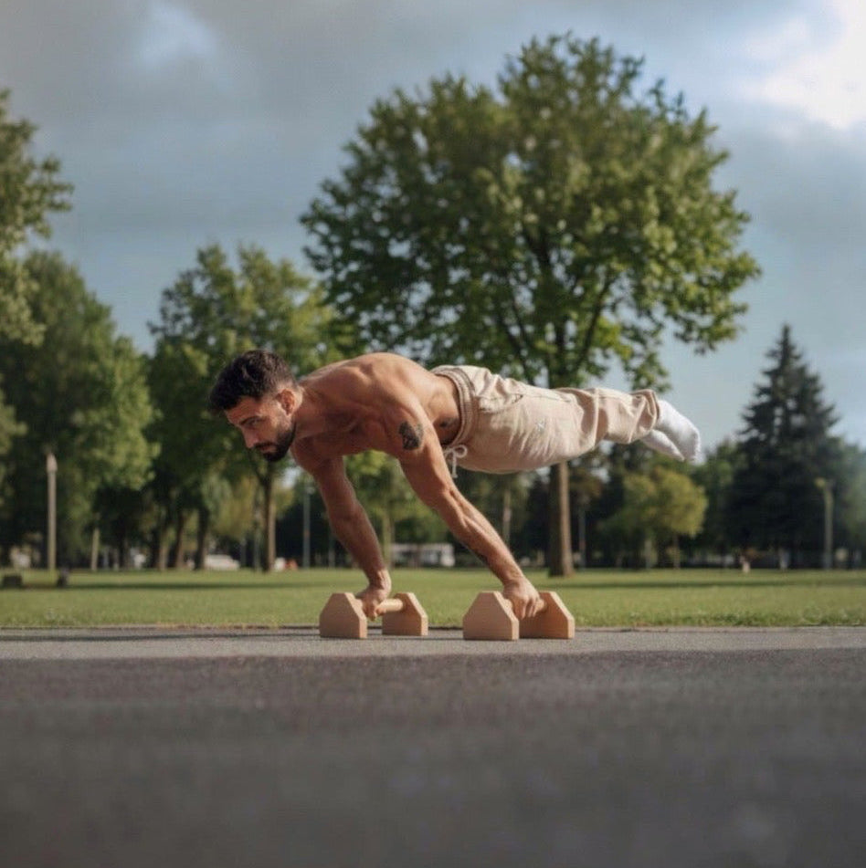 Premium Wooden Parallettes